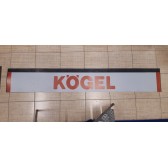 Брызговик (метла) Газель длинномер (2050х320мм) KOGEL красный на белом фоне