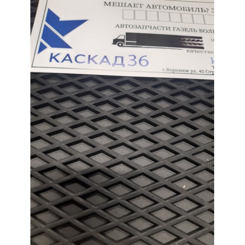 Коврики салона Веста EVA (REZKON) черный кант ромб