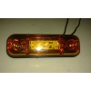 Фонарь габаритный боковой светодиод желтый ОГ-40 (3 диода) 12/24V