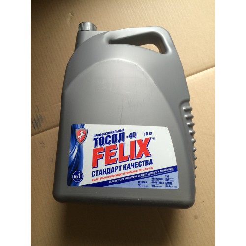 Тосол FELIX Стандарт-40 Дзержинск 10л