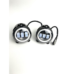 яяПТФ ВАЗ-2170, 2123, Газель Бизнес, NEXT LED ангельские глазки 1 режим с регул (2171 LED)