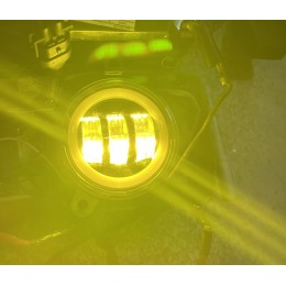 яяПТФ ВАЗ-2170, 2123, Газель Бизнес, NEXT LED ангельские глазки 1 режим с регул (2171 YW)