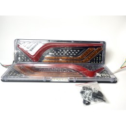 яяФонарь ГАЗель задний светодиод ТЮНИНГ (свтодиод Neon) 12-24V КОМПЛЕКТ (W0020)