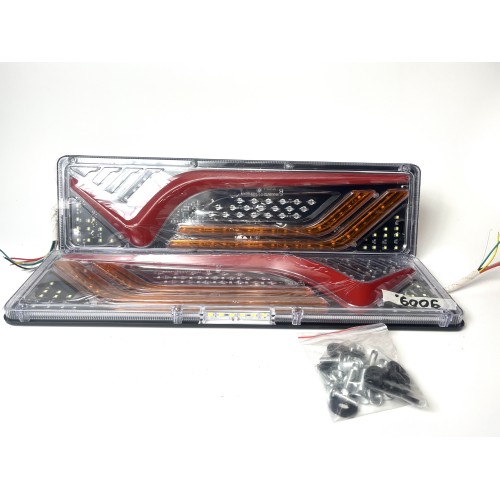 яяФонарь ГАЗель задний светодиод ТЮНИНГ (свтодиод Neon) 12-24V КОМПЛЕКТ (W0020)