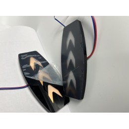 Повторители LED стрелочки черный корпус оранжевое свечение