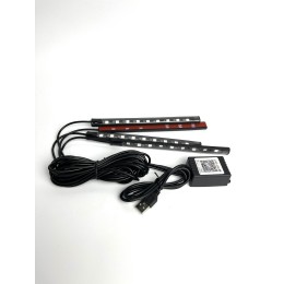 Подсветка ног в авто 9 диодов под USB управлен. через приложение FWD-08