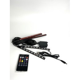 Подсветка ног в авто 9 диодов под USB управлен. пультом FWD-04