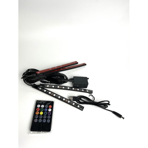 Подсветка ног в авто 9 диодов под USB управлен. пультом FWD-04